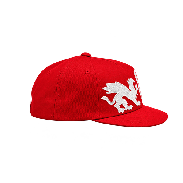 Dragon Logo Cap Red