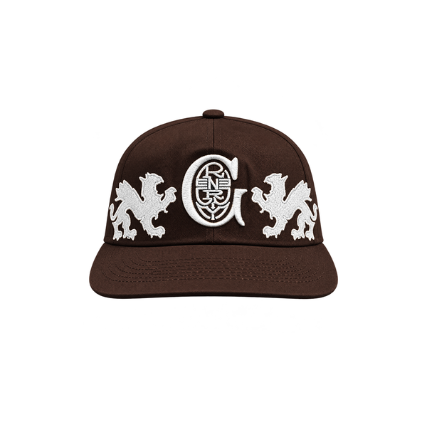 Dragon Logo Cap Brown