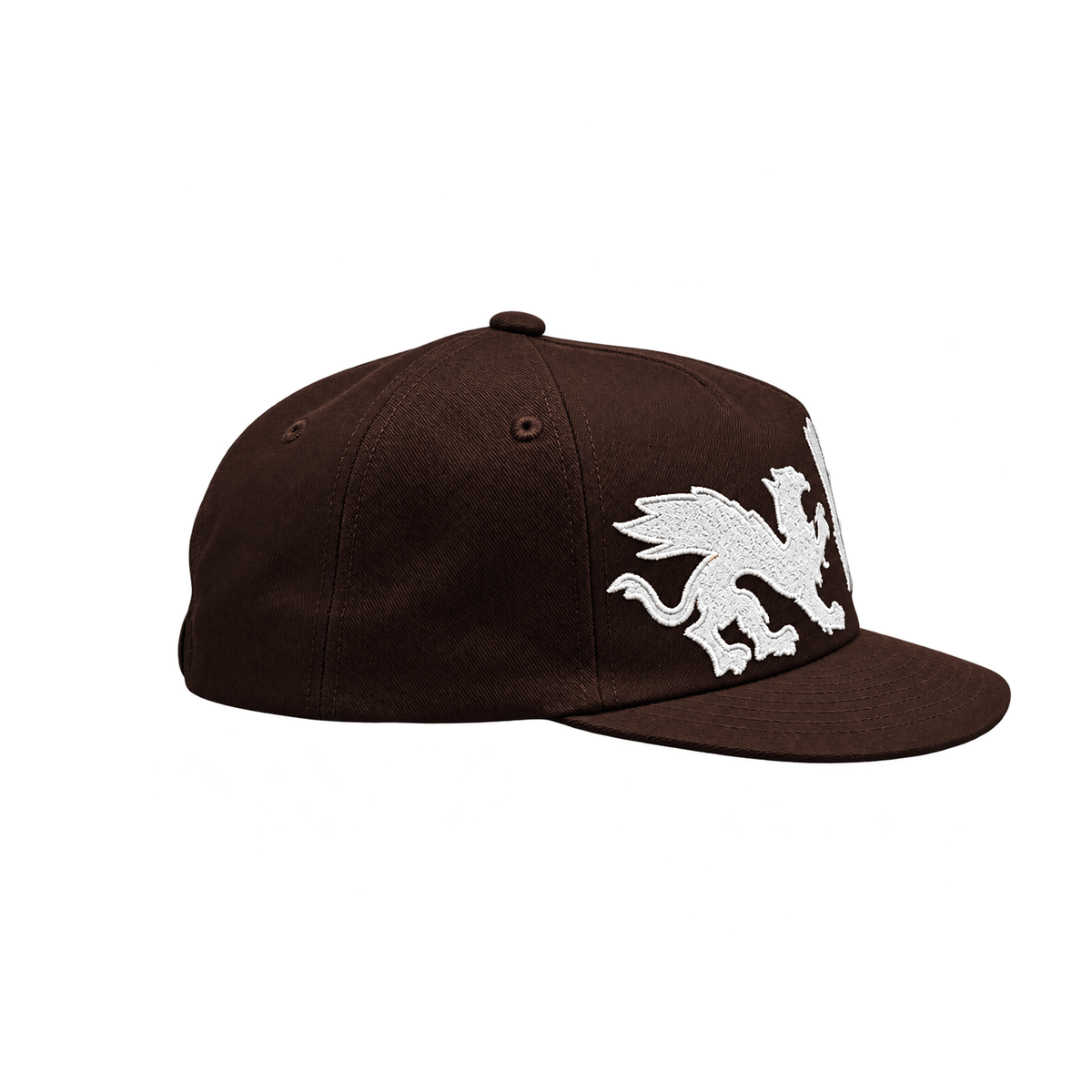 Dragon Logo Cap Brown