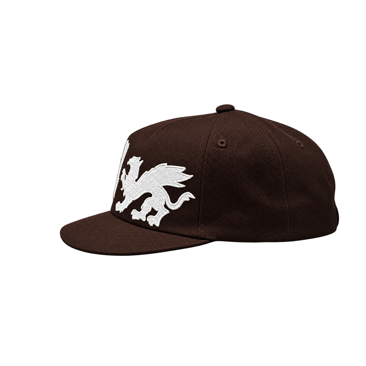Dragon Logo Cap Brown